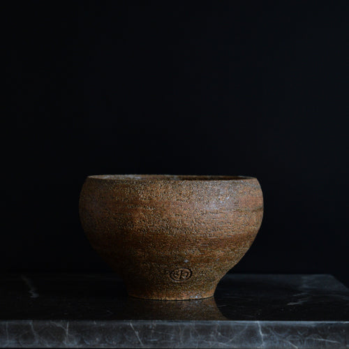 Caudiciform.com potte i brunt ler og klar glasur - 12x8cm