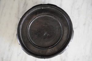Sort, oval planteopsats